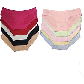 Combo 10 quần lót cotton co giãn 4 chiều thoáng mát size 35kg - 45kg zccg002