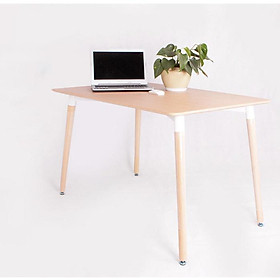 Mua Bàn làm việc bàn ăn  bàn học gỗ phong cách hiện đại  chân bàn gỗ sồi