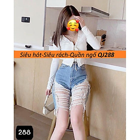 Quần ngố nữ siêu rách độc lạ QJ288