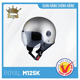 Nón bảo hiểm 3/4 Royal M125K thiết kế nhỏ gọn, nhiều màu sắc, phù hợp mọi độ tuổi, hàng chính hãng