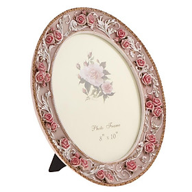 Rose Flower Stand Photo Picture Frame Wedding Home Table Display Decorations
