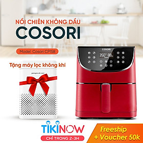NỒI CHIÊN KHÔNG DẦU ĐIỆN TỬ COSORI (AIR FRYER) 5.8 Qt / 5.5 LÍT- HÀNG CHÍNH HÃNG- MÀU ĐỎ
