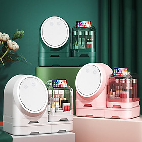 Tủ đựng đồ trang điểm Gương LED Cao cấp đổi màu Sang trọng - Tủ Hộp Trang điểm tiện lợi Gương LED Bền đẹp PR19