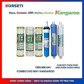 Trọn bộ 6 lõi lọc nước Kangaroo Hàng chính hãng dùng cho máy lọc nước Kangaroo KG113