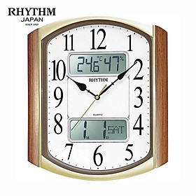 Đồng hồ treo tường hiệu RHYTHM - JAPAN  CFG708NR06 (Kích thước 30.0 x 35.5 x 5.4cm)