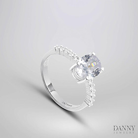 Nhẫn Nữ Danny Jewelry Bạc 925 Đính Đá CZ Xi Rhodium NY143