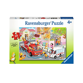 Xếp hình puzzle firefighter rescue 60 mảnh ravensburger 096411