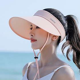 Mũ nửa đầu chống nắng rộng vành phong cách Hàn, nón nữ chống tia UV cao cấp