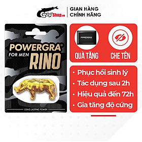 Viên uống phục hồi và hỗ trợ nam giới Powergra For Men Rino - Vỉ 1 viên | GUNSHOP VIỆT NAM
