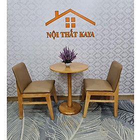Mua Bộ bàn tròn 60cm chân trụ 2 ghế Obama Mặt bàn  HDF lõi xanh nhập khẩu Malaysia