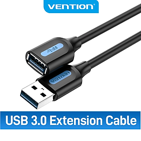 Mua Cáp nối dài USB 3.0 Vention VAS-A45-B màu đen - Hàng chính hãng