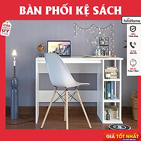 Mua Bàn Làm Việc Bàn Học Sinh Kèm Kệ Sách 3 Tầng Đa Năng Bằng Gỗ Công Nghiệp MDF