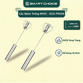 Cây Đánh Trứng, Cà Phê SmartChoice 2 Cỡ Inox 304 Cao Cấp SCG-PK054