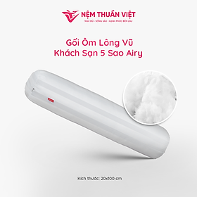 Mua Ruột Gối Ôm Lông Vũ Airy Thuần Việt - Sợi Lông Vũ Nhân Tạo Microfiber Êm Ái Mềm Mịn - Kích Thước 20x100cm