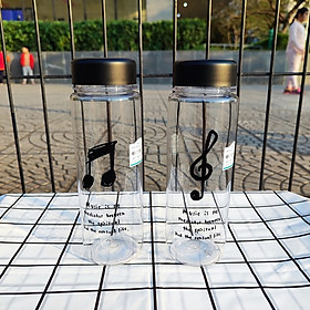 Bình nước tritan Music 500ml