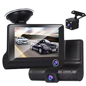 Mua Camera hành trình ô tô 3 camera kép Z6   FHD 1080P Màn hình 4 inch - camera hành trình   sắc nét  3 camera kép trước và sau và bên trong