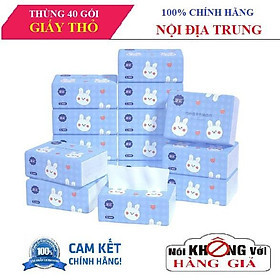 Mua Thùng 30 Gói Giấy Ăn Rút Hình Thỏ Nội Địa Trung
