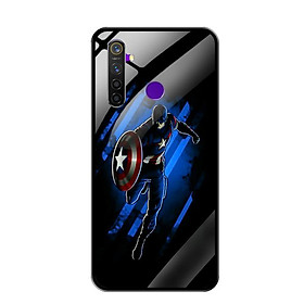 Ốp Lưng Kính Cường Lực cho Điện thoại Realme 5 Pro - 0279 CAPTAIN02 - Hàng Chính Hãng
