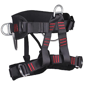 20KN Climbing Rescue Mountaineering Safety Harness Half Body Protection
