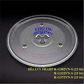 Đĩa thủy tinh dùng cho lò vi sóng SHARP R-G302VN-S R-G322VN-S R-G372VN-S 23L