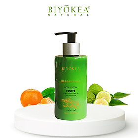 Biyokea Herbal Pure - Fruity Body Lotion - Dưỡng thể 320ml