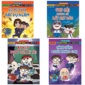 Combo LỚP HỌC XẢ STRESS - 4 Cuốn