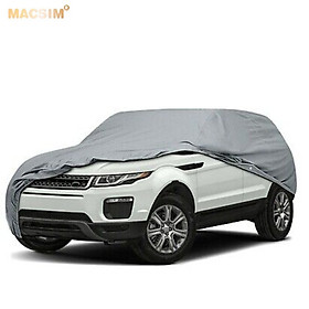 Bạt phủ ô tô chất liệu vải không dệt cao cấp thương hiệu MACSIM dành cho hãng xe BMW màu ghi - bạt phủ trong nhà và ngoài trời