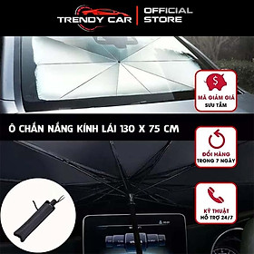 Ô che nắng kính lái ô tô, dù che kính lái bên trong xe hơi cửa hàng nội thất ô tô uy tín Trendycar