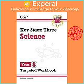 Sách - KS3 Science Year 8 Targeted Workbook (with answers) by CGP Books (UK edition, paperback)