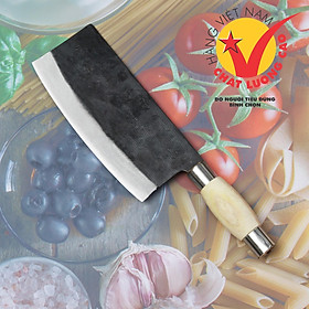 Mua Dao chặt xương vuông (phở chặt) Đa Sỹ rèn thủ công bằng nhíp ô tô (Đen)