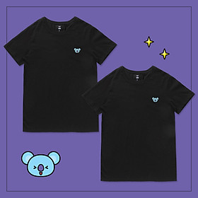 Set 2 áo thun BT21 x HUNT 2Pack Set Black Koya HIXH8A901T