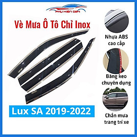 Vè che mưa cho xe ô tô Vinfast Lux SA 2019-2020-2021-2022 chỉ inox cao cấp