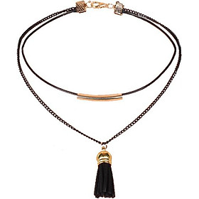 Hình ảnh Vòng cổ choker tua rua đen V27