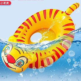 Phao bơi xỏ chân Hổ Vàng, phao bơi đi biển hình hổ cho bé 0-5 tuổi PXC23