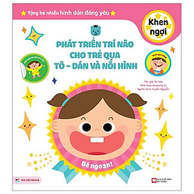 Phát triển trí não cho trẻ qua tô-dán và nối hình (Lựa chọn theo chủ đề) - Nhà sách Tân Việt