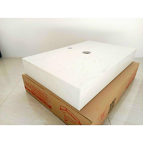 Mua Bàn đá lavabo treo tường hình hộp chữ nhật cao cấp