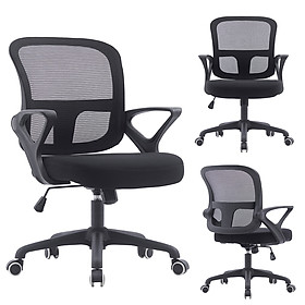 Mua Ghế lưới màu đen cao cấp chân xoay văn phòng làm việc tại nhà nhập khẩu CE4291- Modern Office Chairs Capta at HCM 