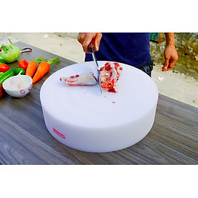 Mua (40cm dày 10cm) THỚT NHỰA NHÀ HÀNG/ có quai xách. khách sạn/công nghiệp/ hàng nguyên khối  chất liệu PE cao cấp