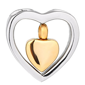 Love Heart Cremation Pendant Urn Necklace keepsake Pet Ash Holder