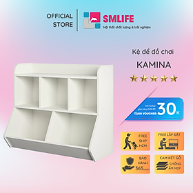 Mua Kệ để đồ chơi cho bé SMLIFE Kamina  | Gỗ MDF dày 17mm chống ẩm | D90xR45xC80cm