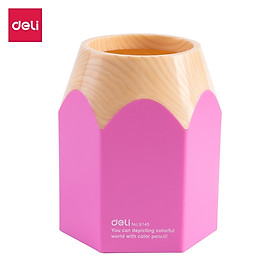 Cốc Cắm Bút Deli - Xanh Dương/Hồng - 1 Chiếc - E9145