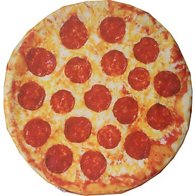 Gối Ôm In Hình Bánh Pizza 3D Tròn Nhiều Mẫu Hot Giống Thật