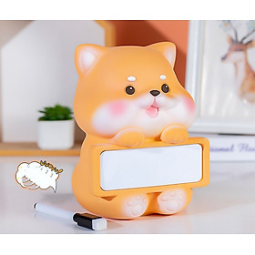 Ống Tiết Kiệm Chó Corgi Bảng Ghi Chú Trang Trí Quà Tặng_ Hàng Chính Hãng