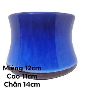 Chậu trồng cây mini chậu sen đá chậu xương rồng chậu trồng cây bonsai phong thủy chậu gốm sứ mini