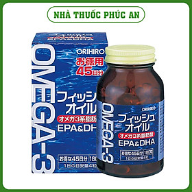 Viên Uống Dầu Cá Omega 3 Orihiro Nhật Bản 180 Viên hỗ trợ mắt tim mạch