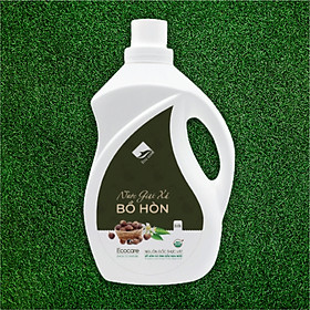 Nước giặt xả hữu cơ Bồ Hòn tinh dầu Hoa Bưởi ECOCARE 2 lít - Bền màu, giữ dáng, làm mềm vải, an toàn da nhạy cảm - Mẫu mới 2020
