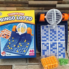 Đồ chơi TẾT - Lô Tô Loto Bingo 90 số - 48 thẻ . 