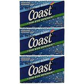 Lốc 3 cục xà bông Coast 113gX3 - USA