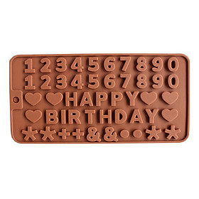 Mua Khuôn rau câu Silicon Happy Birthday