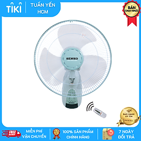 Quạt Treo Tường Điều Khiển Từ Xa Senko TR1628 - Hàng Chính Hãng - Giao màu ngẫu nhiên